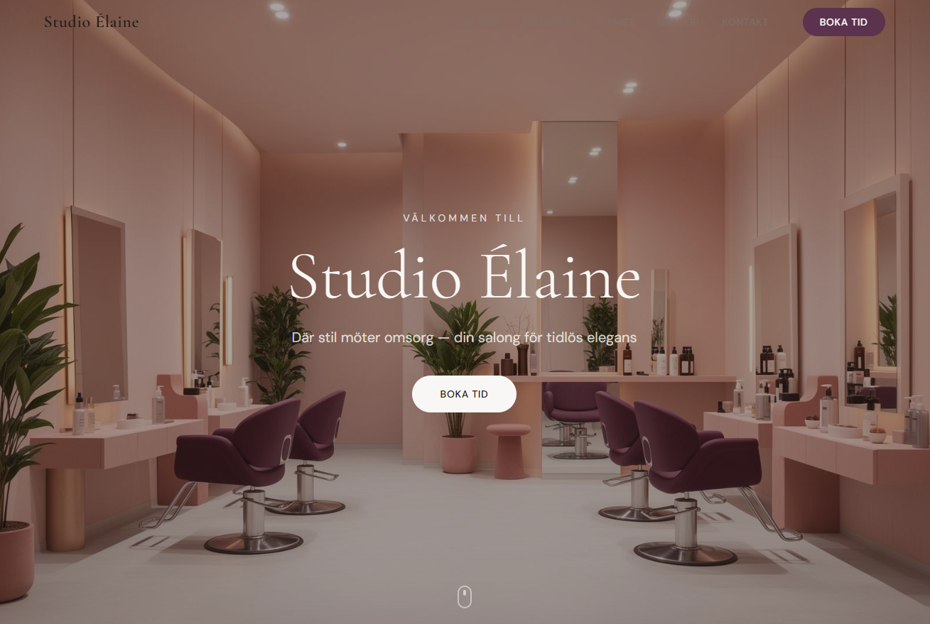 Studio Élaine Hero