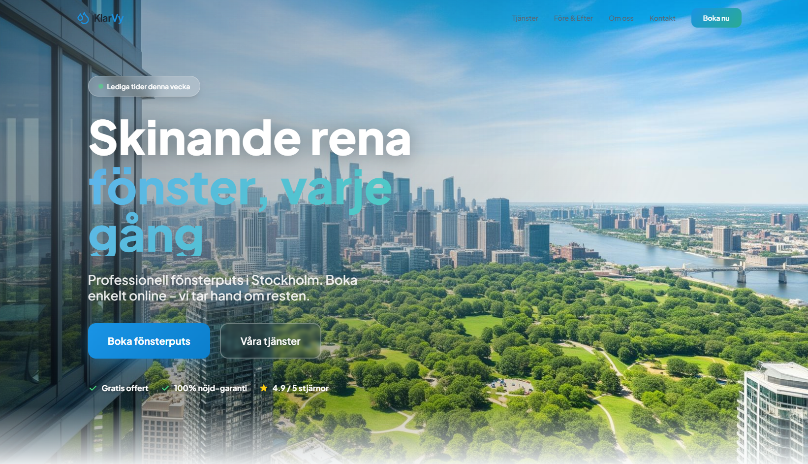 KlarVy Fönsterputsning